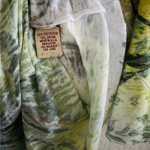 Reba Woman Plus Green Orange Boho Tie Dye Embellished Jeweled Tee Size 3X - Picture 8 of 8